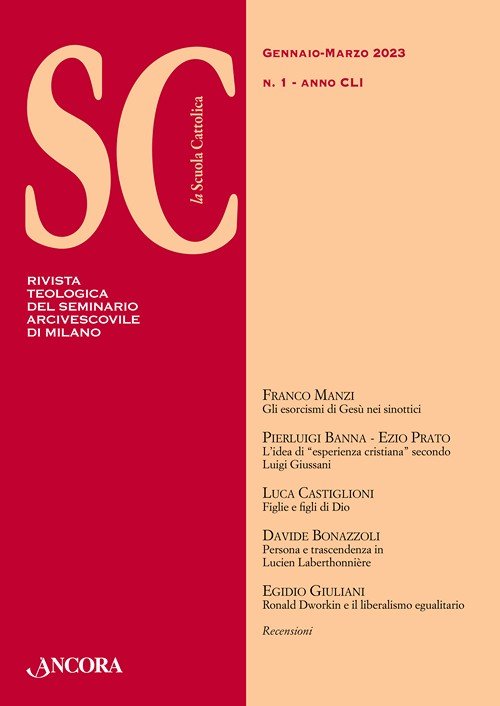 La Scuola Cattolica 1/2023