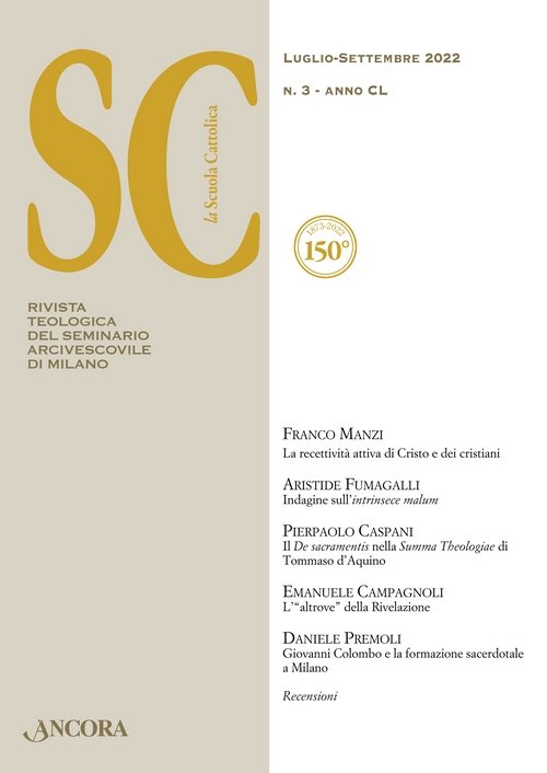 La Scuola Cattolica 3/2022