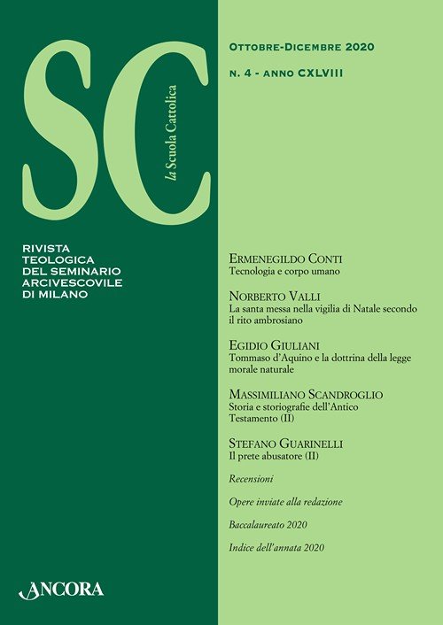 La Scuola Cattolica 4/2020