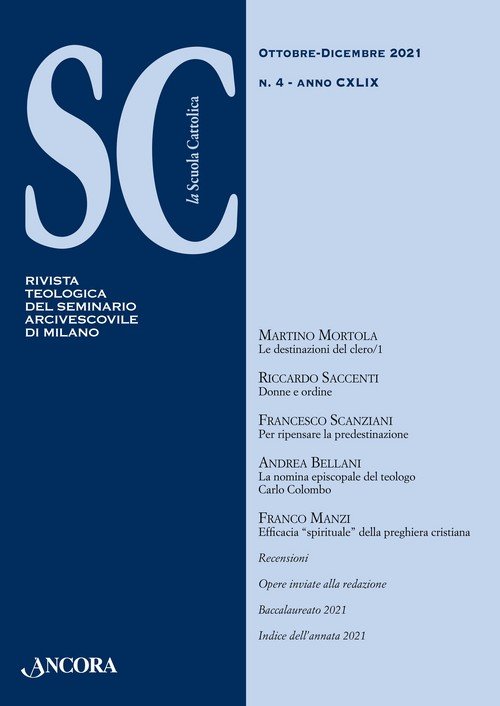 La Scuola Cattolica 4/2021