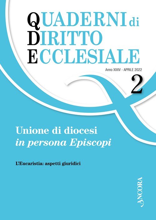 Quaderni di diritto ecclesiale 2/2022
