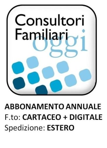 CONSULTORI FAMILIARI OGGI - ESTERO Cartaceo + digitale 2024