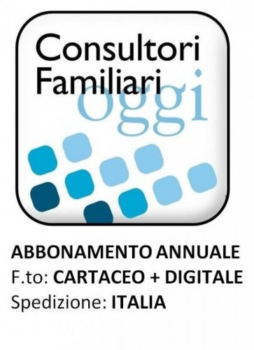 CONSULTORI FAMILIARI OGGI - ITALIA Cartaceo + digitale 2022