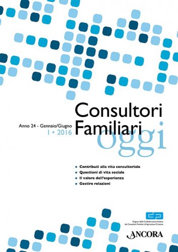 Consultori familiari oggi 1/2016
