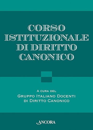 Corso istituzionale di diritto canonico