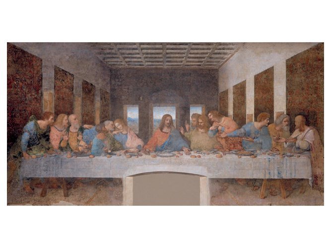 HG0001 Ultima Cena (Leonardo da Vinci) - 1 stampa - Stampa-poster, cm. 60 x 90
