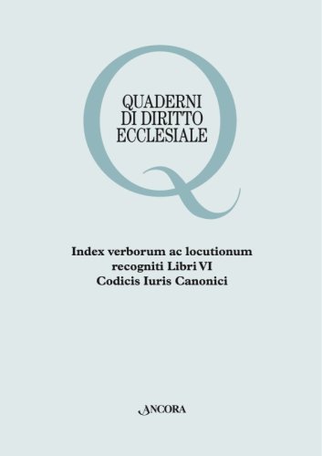 Index verborum ac locutionum recogniti Libri VI Codicis Iuris Canonici