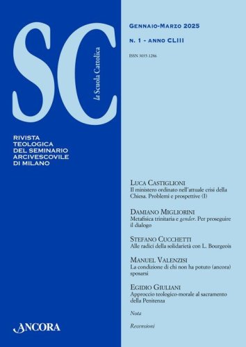 La Scuola Cattolica 1/2025