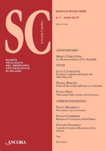 La Scuola Cattolica 1/2026