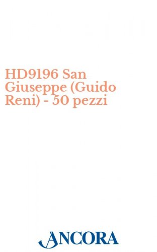 HD9196 San Giuseppe (Guido Reni) - 50 pezzi - Biglietto d'auguri a 2 ante, cm. 13 x 19 (aperto), con busta coordinata.