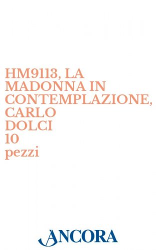 HM9113, LA MADONNA IN CONTEMPLAZIONE, CARLO DOLCI 10 pezzi - Stampa-poster, cm. 50 x 70