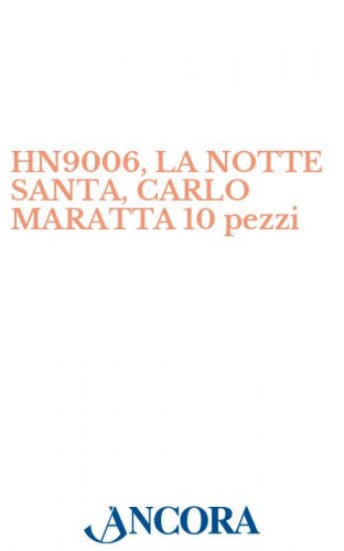 HN9006, LA NOTTE SANTA, CARLO MARATTA 10 pezzi - Stampa-poster, cm. 31 x 23