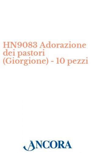 HN9083 Adorazione dei pastori (Giorgione) - 10 pezzi - Stampa-poster, cm. 31 x 23