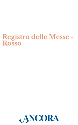 Registro delle Messe - Rosso