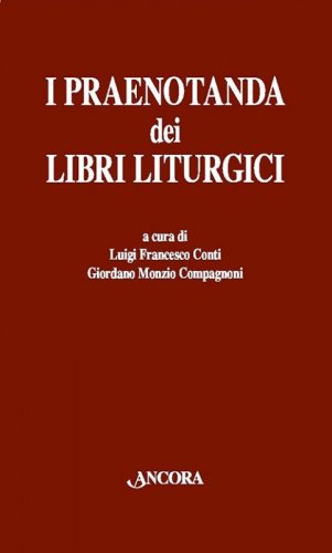 I Praenotanda dei libri liturgici